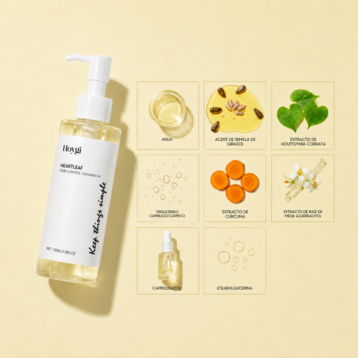 Aceite Limpiador Minimizador de Poros Heartleaf