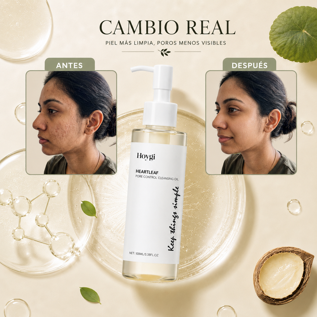 Aceite Limpiador Minimizador de Poros Heartleaf