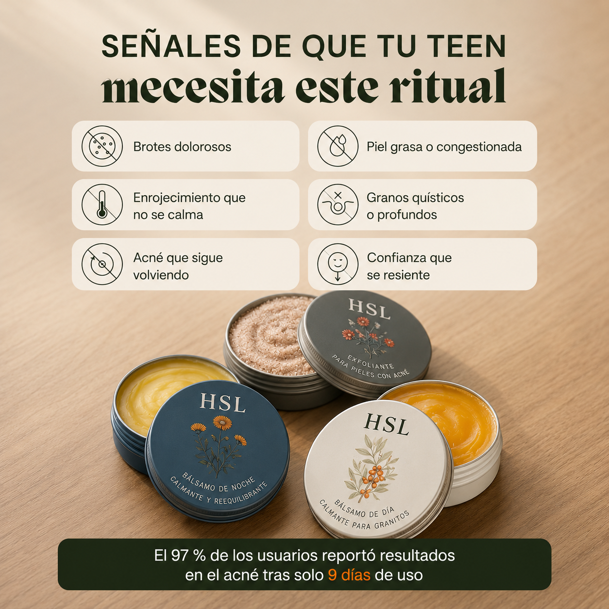 Ritual para combatir el acné y el enrojecimiento