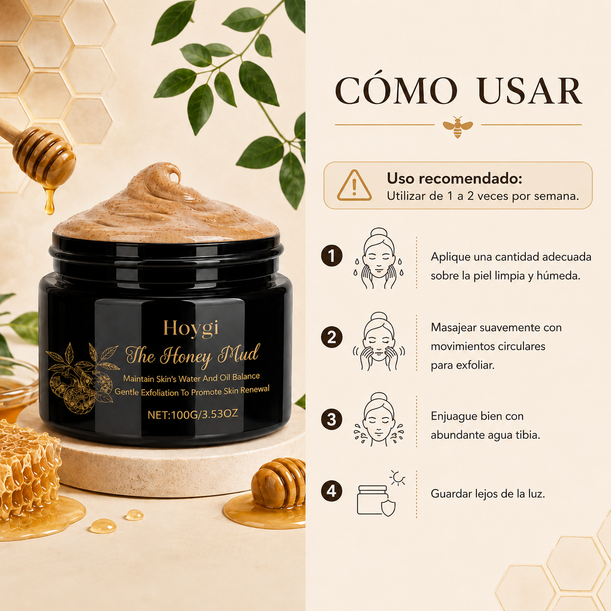 Exfoliante Purificante de Miel